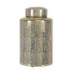 "12"" JAR, CRACKLE GOLD 15404-02"