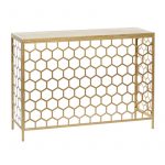 "MTL WD CONSOLE TABLE 42""W, 30""H 35873