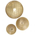 "MTL WALL DECOR S/3 36"", 27"", 21""D 90