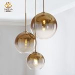 LAMPARA COLGANTE PL017 GOLD 20CM