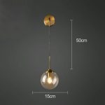 LAMPARA APLIQUE PARED PL076 CLEAR 15CM