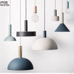 LAMPARA COLGANTE PL134 BLACK 30CM